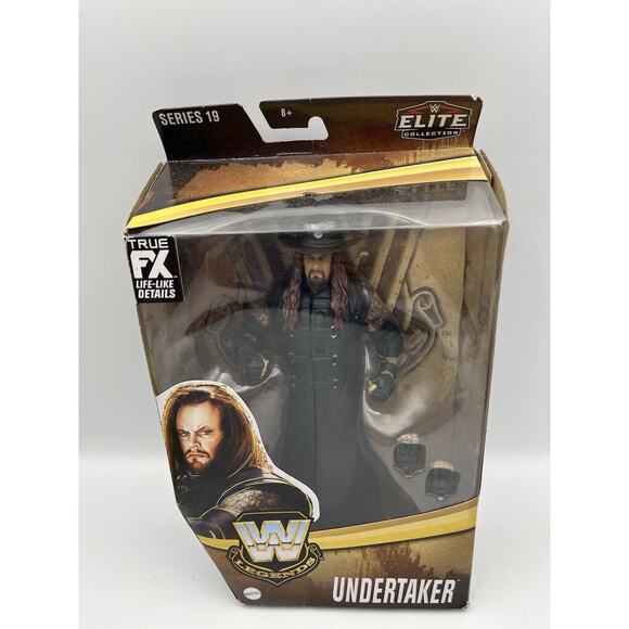 WWE Elite - Legends Series 19 - The Undertaker - Wrestling Action Figure - NEW - Picture 1 of 7